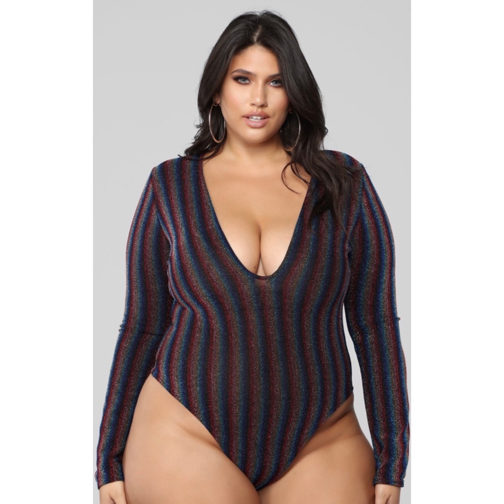 Shimmerin’ body suit Black